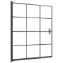 ESG black shower screen 116x140 cm by vidaXL, shower doors - Ref: Foro24-150748, Price: 174,03 €, Discount: %