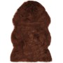 Brown synthetic sheepskin rug 60x90 cm by vidaXL, Rugs - Ref: Foro24-284713, Price: 26,99 €, Discount: %