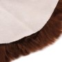 Brown synthetic sheepskin rug 60x90 cm by vidaXL, Rugs - Ref: Foro24-284713, Price: 26,99 €, Discount: %