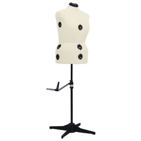 Adjustable tailor mannequin woman cream color size L 44-50 by vidaXL, Gallants at night - Ref: Foro24-288490, Price: 207,49 €...