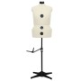 Adjustable tailor mannequin woman cream color size L 44-50 by vidaXL, Gallants at night - Ref: Foro24-288490, Price: 207,49 €...