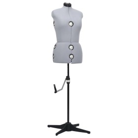 Adjustable tailor mannequin woman gray size M 40-46 by vidaXL, Gallants at night - Ref: Foro24-288486, Price: 174,99 €, Disco...