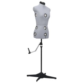 Adjustable female tailor's mannequin, gray, size S 33-40 by vidaXL, Gallants at night - Ref: Foro24-288483, Price: 165,99 €, ...