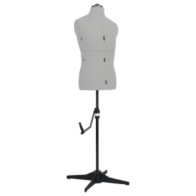 Adjustable tailor mannequin gray man size 37-45 by vidaXL, Gallants at night - Ref: Foro24-288492, Price: 187,99 €, Discount: %