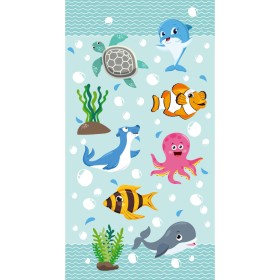 Good Morning SEAWORLD beach towel aquamarine blue 75x150 cm by Good Morning, Beach towels - Ref: Foro24-429820, Price: 22,99 ...