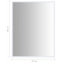 Weißer Spiegel 80x60 cm von vidaXL, Spiegel - Ref: Foro24-322722, Preis: 59,53 €, Rabatt: %