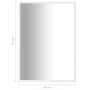 Espejo blanco 70x50 cm de vidaXL, Espejos - Ref: Foro24-322721, Precio: 45,83 €, Descuento: %