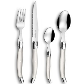 Lou Laguiole 24-Piece Tradition Pearl Cutlery Set by Lou Laguiole, Cutlery sets - Ref: Foro24-431629, Price: 60,99 €, Discoun...