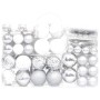 108 Piece Silver and White Christmas Ornament Set by vidaXL, Festive decorations - Ref: Foro24-330093, Price: 40,32 €, Discou...