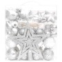 70-teiliges Weihnachtsornament-Set in Silber und Weiß von vidaXL, Festliche Dekorationen - Ref: Foro24-330090, Preis: 30,99 €...