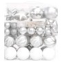 70-teiliges Weihnachtsornament-Set in Silber und Weiß von vidaXL, Festliche Dekorationen - Ref: Foro24-330090, Preis: 30,99 €...