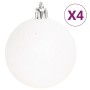 70-teiliges Weihnachtsornament-Set in Silber und Weiß von vidaXL, Festliche Dekorationen - Ref: Foro24-330090, Preis: 30,99 €...