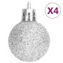 70-teiliges Weihnachtsornament-Set in Silber und Weiß von vidaXL, Festliche Dekorationen - Ref: Foro24-330090, Preis: 30,99 €...