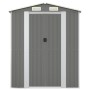 Cobertizo de jardín acero galvanizado gris claro 192x108x223 cm de vidaXL, Cobertizos - Ref: Foro24-319269, Precio: 239,97 €,...