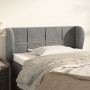 Light gray velvet headboard 93x23x78/88 cm by vidaXL, Headboards and footboards - Ref: Foro24-3117180, Price: 51,67 €, Discou...