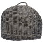 Transportbox für Katzen aus natürlichem grauem Weidenholz 60x45x45 cm von vidaXL, Transportboxen und Boxen für Haustiere - Re...