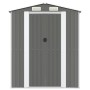 Cobertizo de jardín acero galvanizado gris claro 192x523x223 cm de vidaXL, Cobertizos - Ref: Foro24-3147442, Precio: 770,62 €...