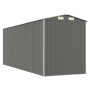 Cobertizo de jardín acero galvanizado gris claro 192x523x223 cm de vidaXL, Cobertizos - Ref: Foro24-3147442, Precio: 770,62 €...