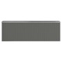 Cobertizo de jardín acero galvanizado gris claro 192x606x223 cm de vidaXL, Cobertizos - Ref: Foro24-3147443, Precio: 854,90 €...