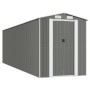 Cobertizo de jardín acero galvanizado gris claro 192x689x223 cm de vidaXL, Cobertizos - Ref: Foro24-3147444, Precio: 939,23 €...