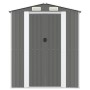 Garden shed light gray galvanized steel 192x274x223 cm by vidaXL, Sheds - Ref: Foro24-3147439, Price: 430,76 €, Discount: %