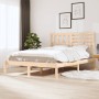 Estructura de cama madera maciza de pino 150x200 cm de vidaXL, Camas y somieres - Ref: Foro24-3101028, Precio: 130,40 €, Desc...