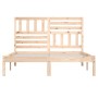 Solid pine wood bed frame 150x200 cm by vidaXL, Beds and slatted bases - Ref: Foro24-3101028, Price: 131,30 €, Discount: %