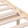 Solid wood bed frame 150x200 cm by vidaXL, Beds and slatted bases - Ref: Foro24-3101223, Price: 123,46 €, Discount: %