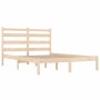 Solid pine wood bed frame 150x200 cm by vidaXL, Beds and slatted bases - Ref: Foro24-3103653, Price: 110,99 €, Discount: %