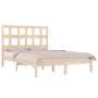 Estructura de cama madera maciza de pino 150x200 cm de vidaXL, Camas y somieres - Ref: Foro24-3104483, Precio: 117,27 €, Desc...