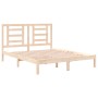 Solid pine wood bed frame 150x200 cm by vidaXL, Beds and slatted bases - Ref: Foro24-3104353, Price: 124,85 €, Discount: %