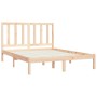 Estructura de cama madera maciza de pino 150x200 cm de vidaXL, Camas y somieres - Ref: Foro24-3105165, Precio: 118,50 €, Desc...