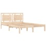 Solid wood bed frame 150x200 cm by vidaXL, Beds and slatted bases - Ref: Foro24-3105540, Price: 131,67 €, Discount: %