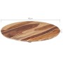 Round table top solid sheesham wood 15-16 mm 40cm by vidaXL, Table tops - Ref: Foro24-285967, Price: 28,59 €, Discount: %