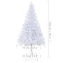 Künstlicher Weihnachtsbaum mit LEDs und Stütze 150 cm 380 Äste von vidaXL, Weihnachtsbäume - Ref: Foro24-3077407, Preis: 33,3...