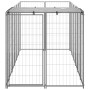 Silver steel kennel 330x110x110 cm by vidaXL, Dog kennels and fences - Ref: Foro24-150786, Price: 207,39 €, Discount: %