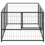 Black steel kennel 200x100x70 cm by vidaXL, Dog kennels and fences - Ref: Foro24-150790, Price: 122,21 €, Discount: %