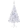 Künstlicher Weihnachtsbaum mit Lichtern und Kugeln 380 Äste 150 cm von vidaXL, Weihnachtsbäume - Ref: Foro24-3077665, Preis: ...