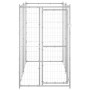 Perrera de exterior de acero galvanizado 110x220x180 cm de vidaXL, Casetas y cercados para perros - Ref: Foro24-150801, Preci...