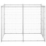 Perrera de exterior de acero galvanizado 110x220x180 cm de vidaXL, Casetas y cercados para perros - Ref: Foro24-150801, Preci...