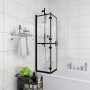 Folding shower screen ESG black 80x140 cm by vidaXL, shower doors - Ref: Foro24-150818, Price: 127,49 €, Discount: %