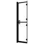 Folding shower screen ESG black 80x140 cm by vidaXL, shower doors - Ref: Foro24-150818, Price: 127,49 €, Discount: %