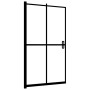 Mampara de ducha plegable ESG negro 100x140 cm de vidaXL, Puertas de ducha - Ref: Foro24-150819, Precio: 131,87 €, Descuento: %