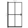 Folding shower screen ESG black 100x140 cm by vidaXL, shower doors - Ref: Foro24-150819, Price: 131,87 €, Discount: %