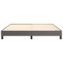 Estructura de cama de cuero sintético gris 160x200 cm de vidaXL, Camas y somieres - Ref: Foro24-3120710, Precio: 107,94 €, De...