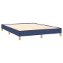 Estructura de cama de tela azul 140x190 cm de vidaXL, Camas y somieres - Ref: Foro24-346816, Precio: 97,08 €, Descuento: %