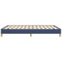 Estructura de cama de tela azul 140x190 cm de vidaXL, Camas y somieres - Ref: Foro24-346816, Precio: 97,08 €, Descuento: %