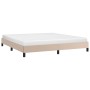 Cappuccino synthetic leather bed frame 180x200 cm by vidaXL, Beds and slatted bases - Ref: Foro24-346921, Price: 134,99 €, Di...