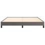 Estructura de cama de cuero sintético gris 160x200 cm de vidaXL, Camas y somieres - Ref: Foro24-346914, Precio: 107,94 €, Des...