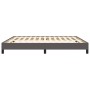 Estructura de cama de cuero sintético gris 160x200 cm de vidaXL, Camas y somieres - Ref: Foro24-346914, Precio: 107,94 €, Des...